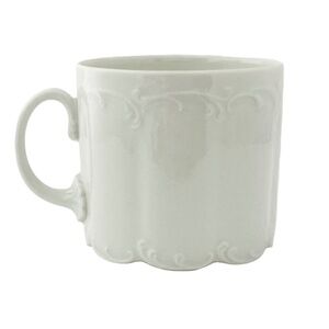 Vintage Rosenthal Classic Rose Demitasse Cup, MONBIJOU pattern White MINT